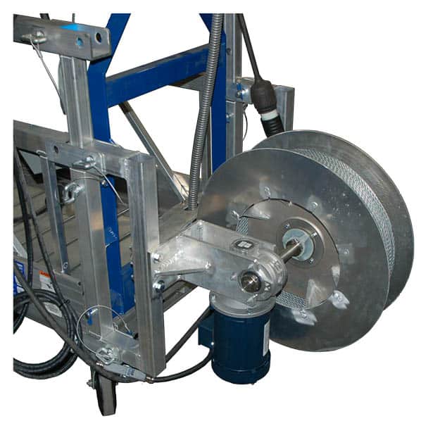 High-Capacity Powered Wire Winder