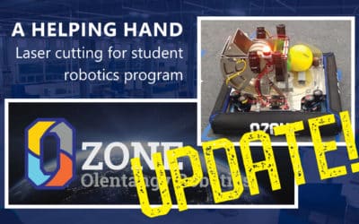 Sponsored robotics team takes 2nd place in competition
