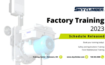 2023 Factory Training Schedule Release